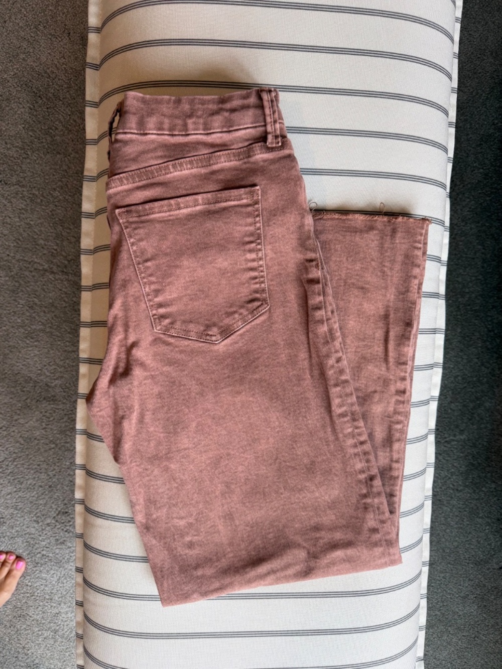 Kut from the cloth distressed brown wide leg jean - Picture 4 of 6